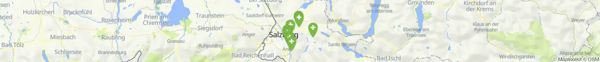 Kartenansicht für Apotheken-Notdienste in der Nähe von Koppl (Salzburg-Umgebung, Salzburg)